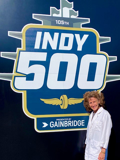 Rebecca Skiver, PA, health care hero honored at Indy 500 in 2021
